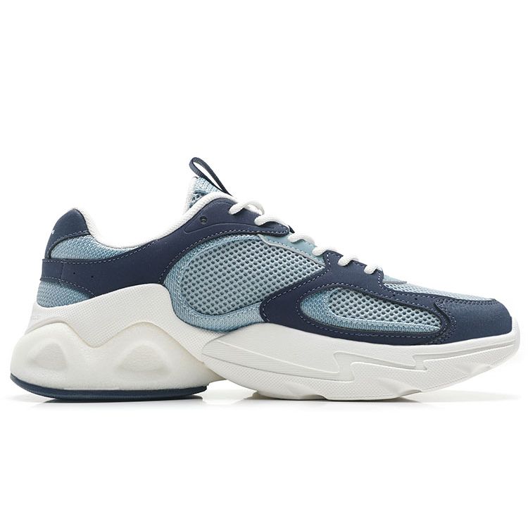 Anta Кроссовки Lifestyle Series Slip Resistant Durable Rebound Low Top Sports Casual Shoes Men sketches Gray Blue 112328892-3