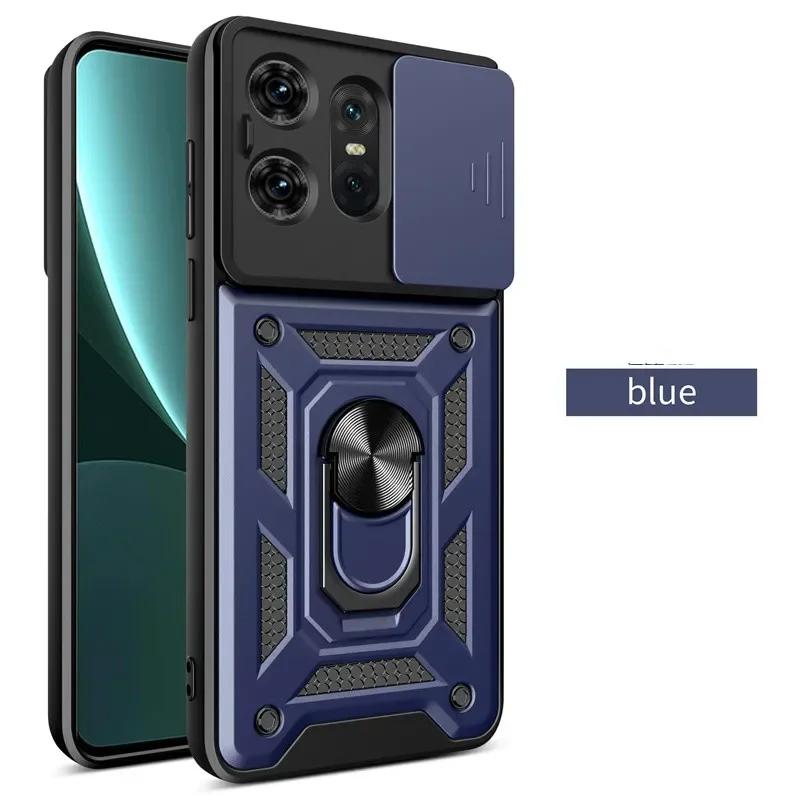 Ударопрочный бронированный чехол для Motorola Edge 50 40 NEO 30 Pro Ultra Fusion G04 G34 G84 G54 G42 С держателем-кольцом Защитная крышка для камеры