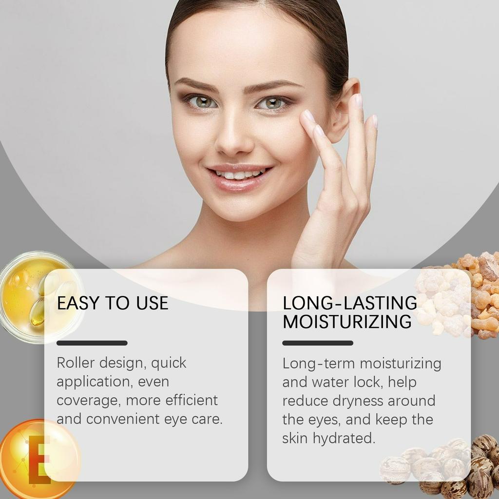 Укрепляющее масло для век, увлажняющее, смягчающее кожу вокруг глаз, освежающее массажное масло, 10 мл
