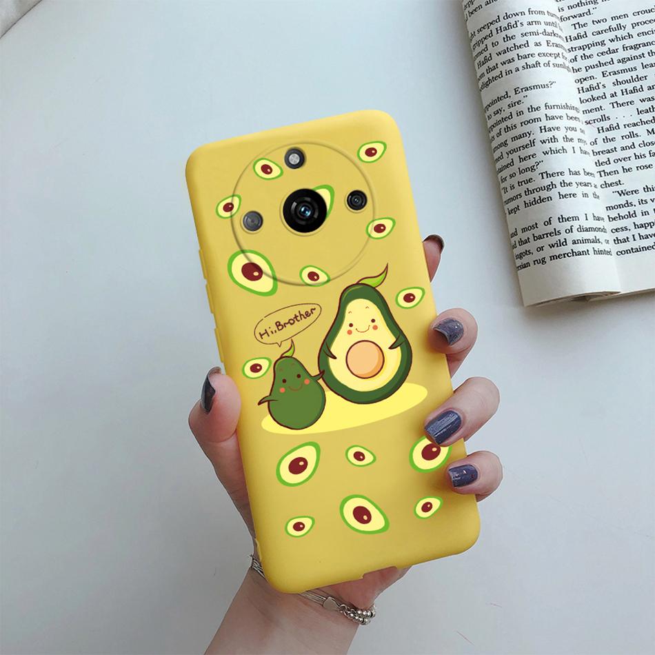 For Cover Realme 11 Pro Plus Case RMX3740 Cute Cartoon Cat Flower Soft Silicone Phone Covers For Realme11 11Pro+ 5G 2023 Bumper