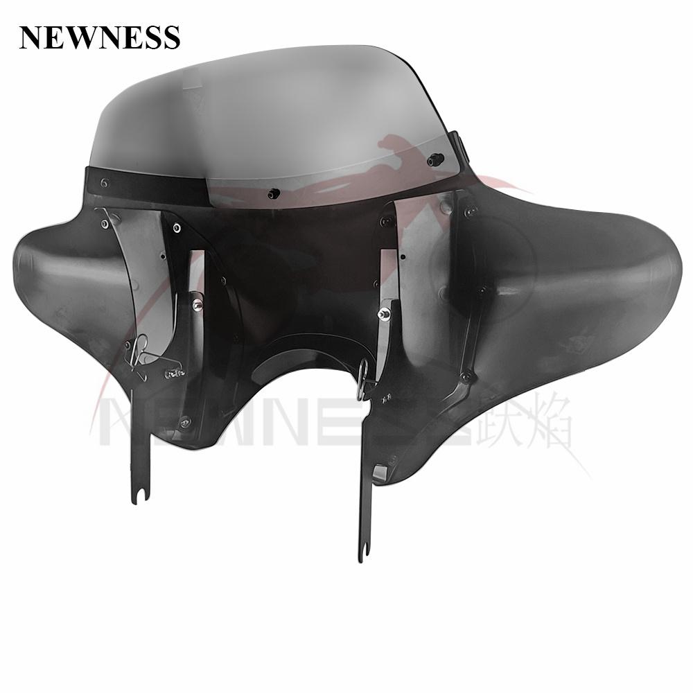 For Harley Road King FLHR (1994-2023) & FLHRXS (2017-2024) | Batwing Fairing Kit with 6" Windshield & 7" Headlight Fairing