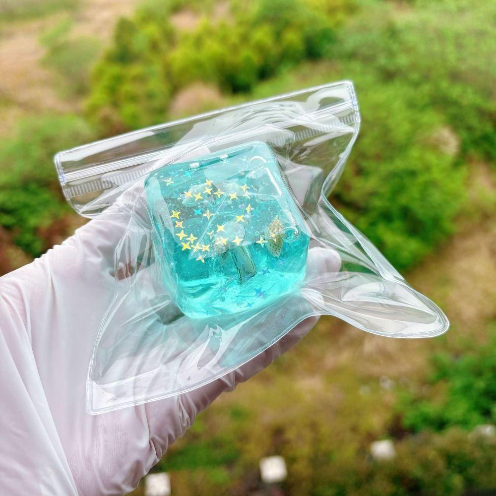 Transparent Ocean Squishy Balls Ice Cube Squishy Toy Children Autism Sensory Toys Boys Girls