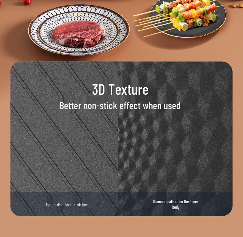 New Adjustable Temperature Electric Griddle: Double-Sided Non-Stick Surface for Pancakes, Cakes, Crepes, and More