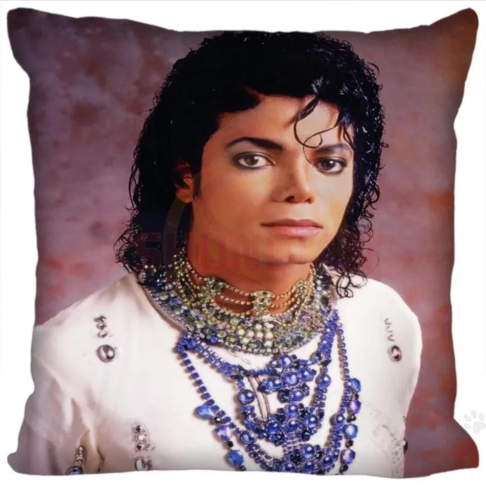 Наволочки с изображением суперзвезды Майкла Джексона, квадратные, на молнии, модные, наволочки с изображением суперзвезды Майкла Джексона, 20x20 см, 35x35 см, 40x40 см, прямая поставка