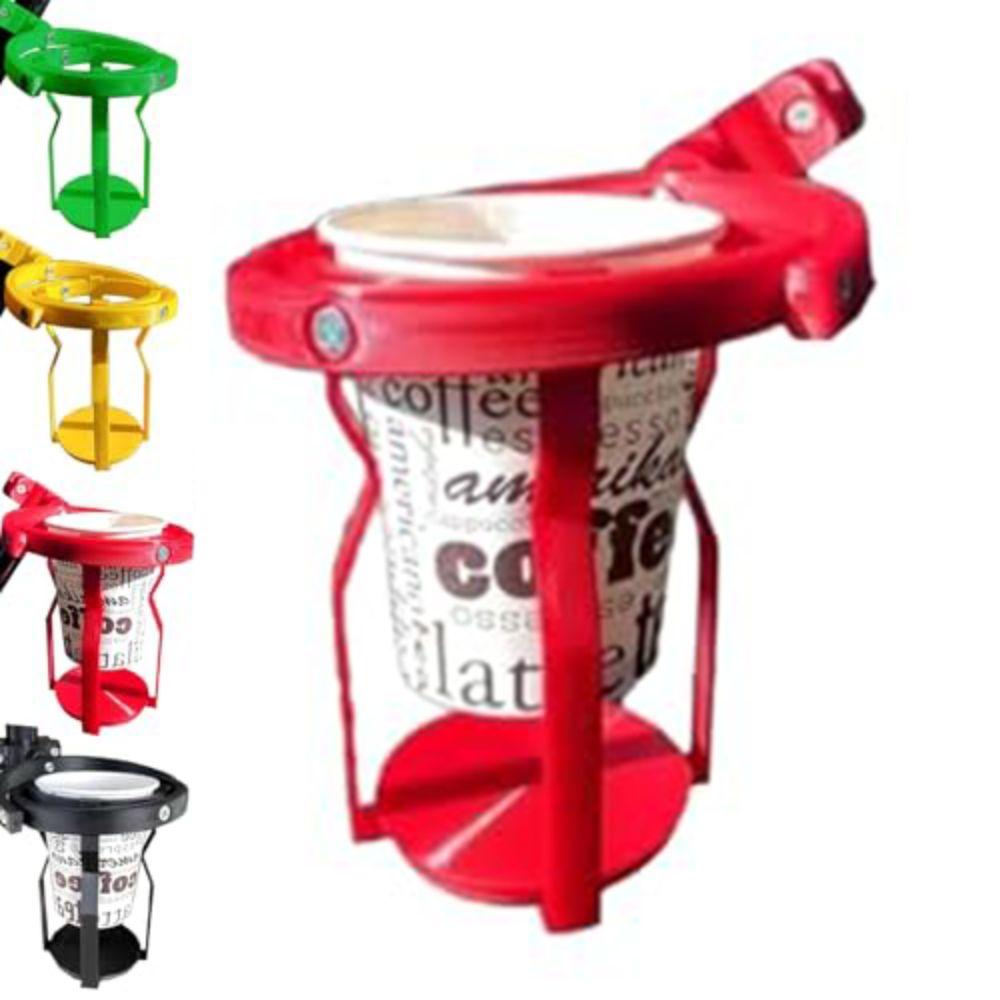 No Spill Gyroscopic Cup Holder Adjustable Clip Hanging 3D Motorcycle Drink Holder Multifunctional Self Leveling Cup Holder Clamp
