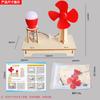 Научный эксперимент Ветряная турбина Студенческая наука и технологии Мелкое производство Дети Творчество Изобретение Ручная работа Материал для самостоятельного изготовления Упаковка