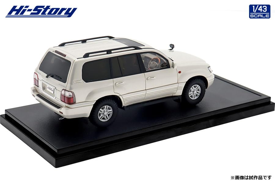 Interallied Hi Story Toyota Land Cruiser Cygnus Белый Жемчужный Мика Готовая модель 1/43 (2001) -