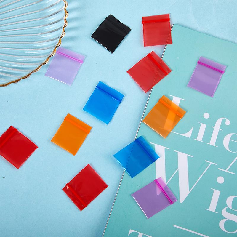 100шт пластиковые пакеты для упаковки таблеток Ziplock пакеты для упаковки мини-замок на молнии