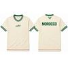 Morocco Style Printed Jerseys Men's And Women's Summer Street Short Sleeved Tee Sports Breathable Quick-drying Football T-shirt