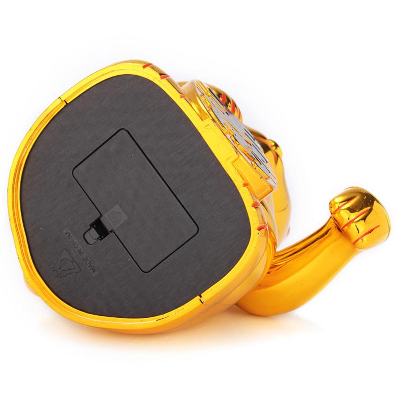 Классический золотой манящий машущий счастливый кот с движущейся рукой, китайский символ богатства, удачи, фэн-шуй, домашний декор отеля, ремесло