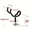20 Degree Fishing Boat Rod Holder Metal Portable Fishing Pole Stand Fishing Pole Holders  Men