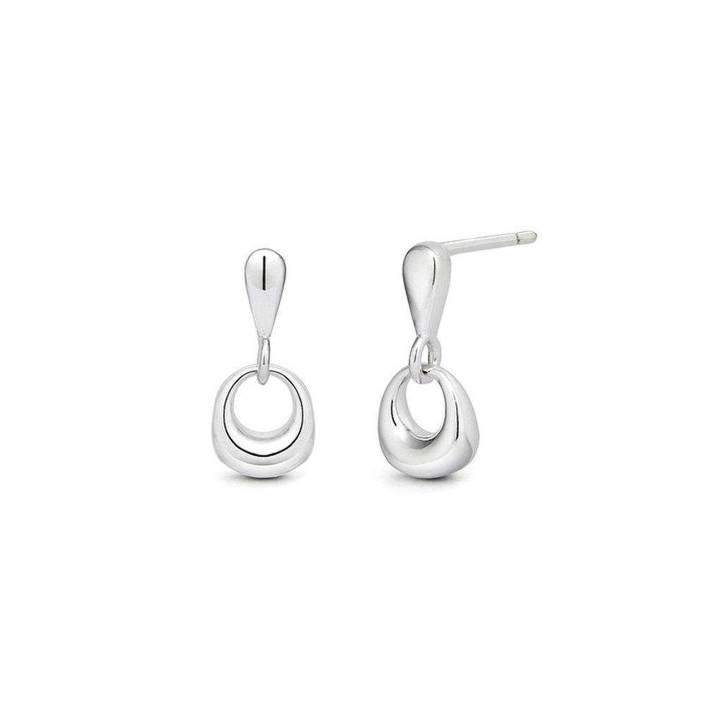 (Silver 925) Dangly Mini Stud Earring
