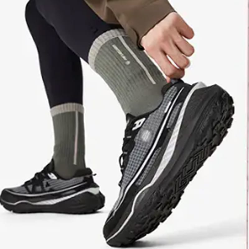 Li Ning De Lu V2 TPU Низкие кроссовки для трейлраннинга Мужские Черные ARNU009-5