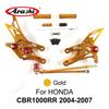 Arashi 1 комплект для HONDA CBR1000RR 2004 - 2020 CNC Регулируемые подножки (задние) Подножки CBR1000 CBR 1000 RR 2008 2009 2010 2011