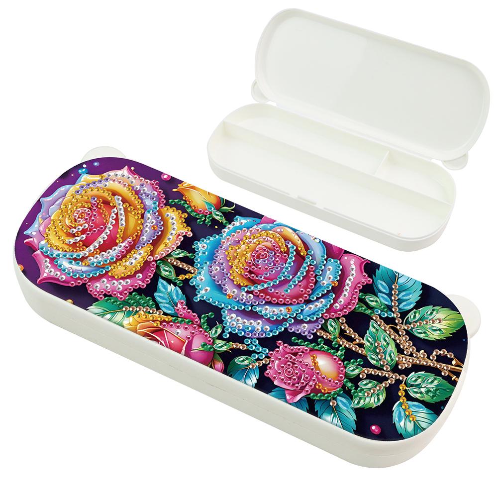 DIY Diamond Painting Pencil Case Multifunctional Storage Box for Pens Brushes Accessories Travel Pencil Case