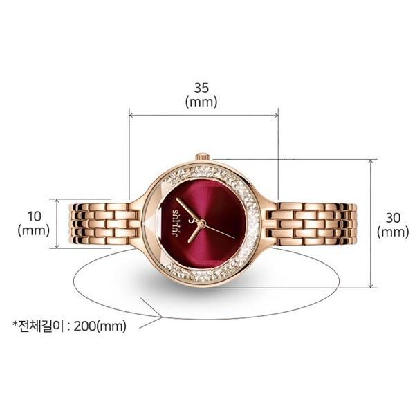 [Julius] Женские металлические часы с металлическим ремешком JA-1272, популярные корейские часы