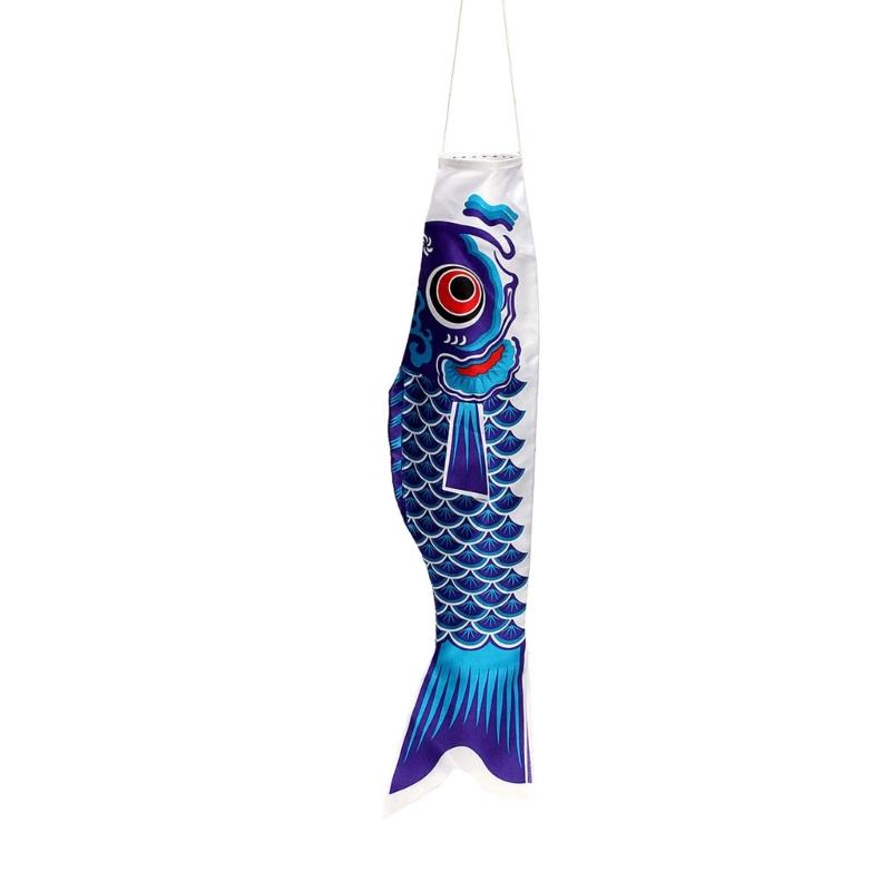 Japanese Carp Windsocks Streamers Fish Flag Kites Cartoon Fish Colorful Windsocks Carp Wind Sock Flag Koinobori Gift