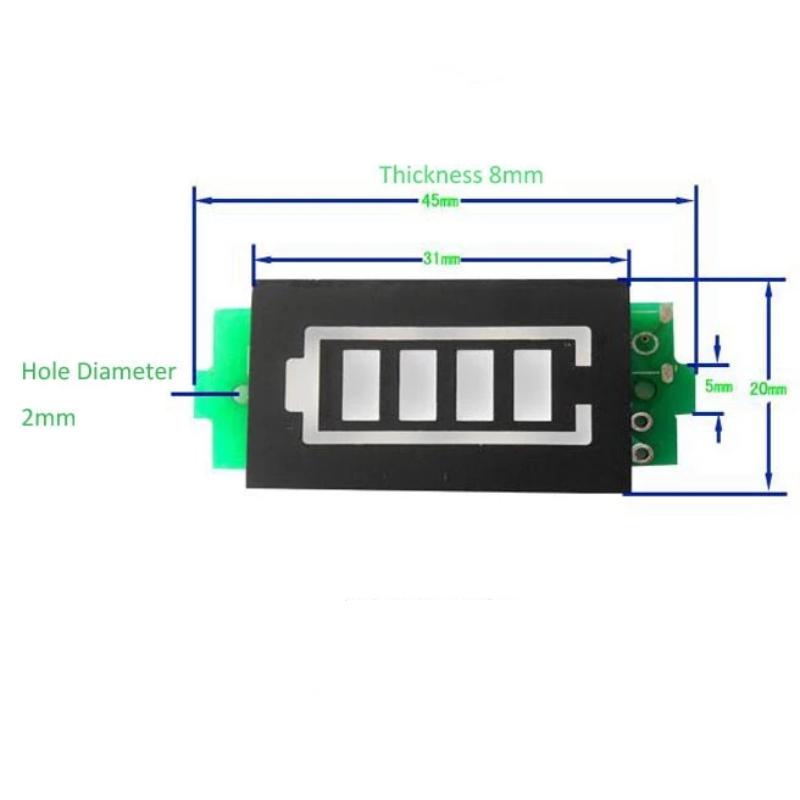 1S-8S 1S/2S/3S/4S/6S одиночный модуль индикатора емкости литиевой батареи 3,7 В 4,2 В тестер мощности аккумулятора электромобиля литий-ионный