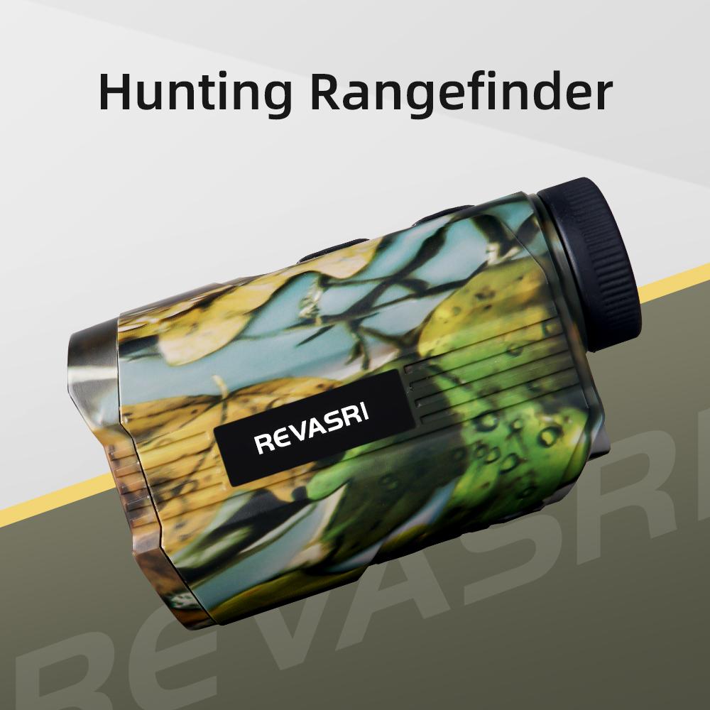 REVASRI Mini Hunting Rangefinder 1000yds Camo Range Finder Multi Functional High-Precision Rangefinder for Outdoor Wild Hunting