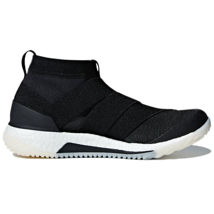 adidas Pure Boost X Trainer 3.0 LL Повседневный комфорт Ткань Прочная поддержка Средняя высота Тренировочные Кроссовки для бега Женские кроссовки Черные AP9874