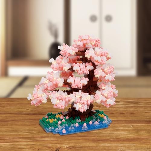 Kawada Nanoblock Сакура Сомэй Ёсино, 990 деталей, 15 x 14.2 x 13.5 см, Возраст 12+, Дизайн интерьера, Хобби, NBM-048