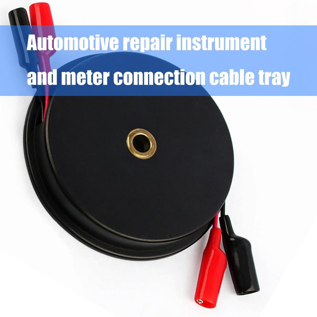 Magnetic Retractable Test Leads 300cm With Insulated Alligators Clip for Electrical Circuit Testing and Troubleshooting