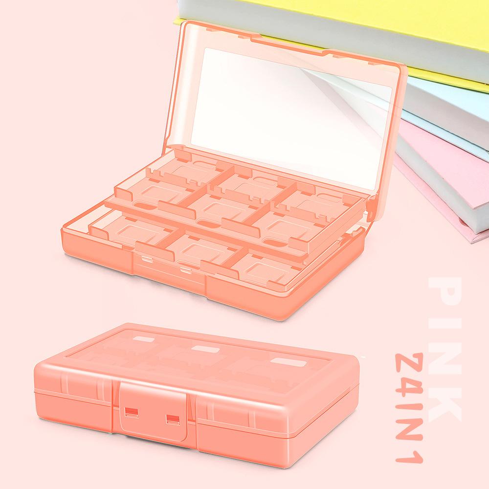 VAORLO 24 в 1 чехол для игровых карт для Nintendo Switch Oled портативный ящик для хранения NS Lite защитный чехол аксессуары с твердым корпусом