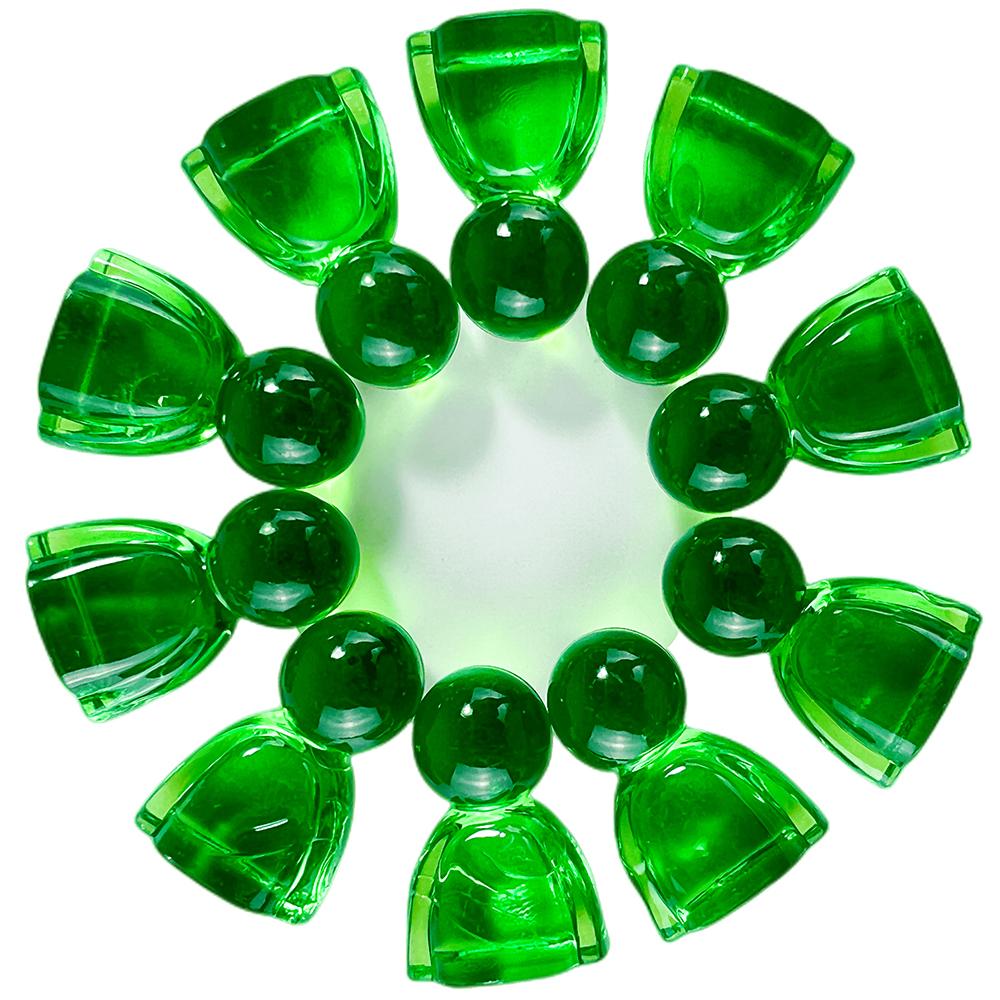 Акриловые игровые маркеры 10 шт. цветные прозрачные гуманоидные шахматные фигуры настольные игры аксессуары