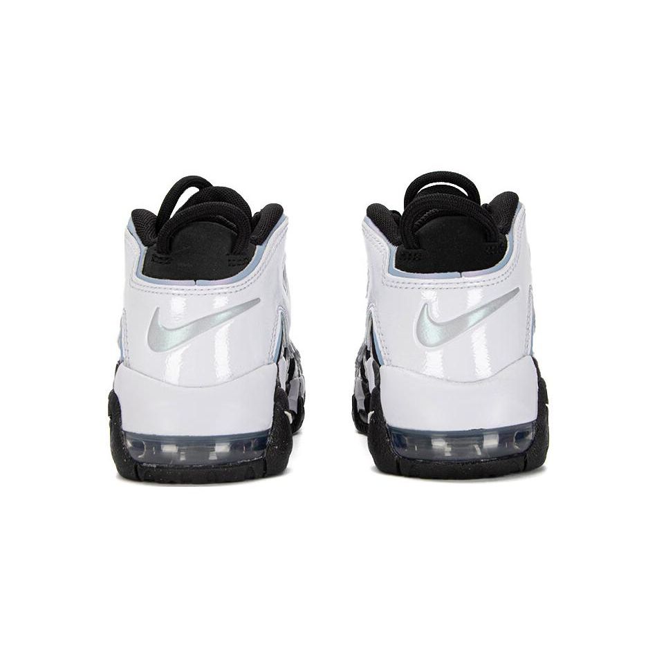 Nike Детские кроссовки Air More Uptempo PS Black Cobalt Bliss Белые разноцветные DQ6201-001