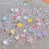 White Crystal Floral Nail Decorations Mix Style Nail Accessories Hot Nail Art Charms  for Nail DIY