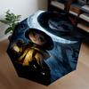 Nighttime Adventure Doll Umbrella 8-Frame for Travel, Camping, Casual Lightweight Portable Umbrella, Essential for Every Family Holidays Gift