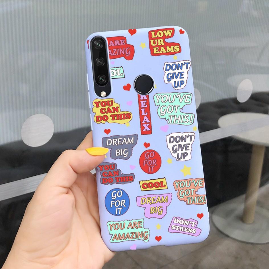 For Huawei Y6P Y7P Case 2020 New Fashion Butterfly Flower Painted Phone Cover For Huawei Y7P Funda Y 7P Y 6P HuaweiY6P Soft Capa
