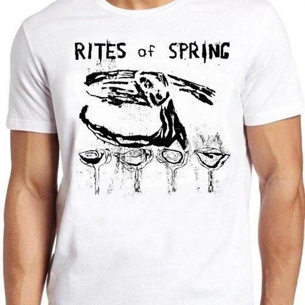 Футболка Rites Of Spring B706 Ретро Крутой Топ Винтажная Дизайнерская Одежда Унисекс Универсальный С Графикой Удобный Немного