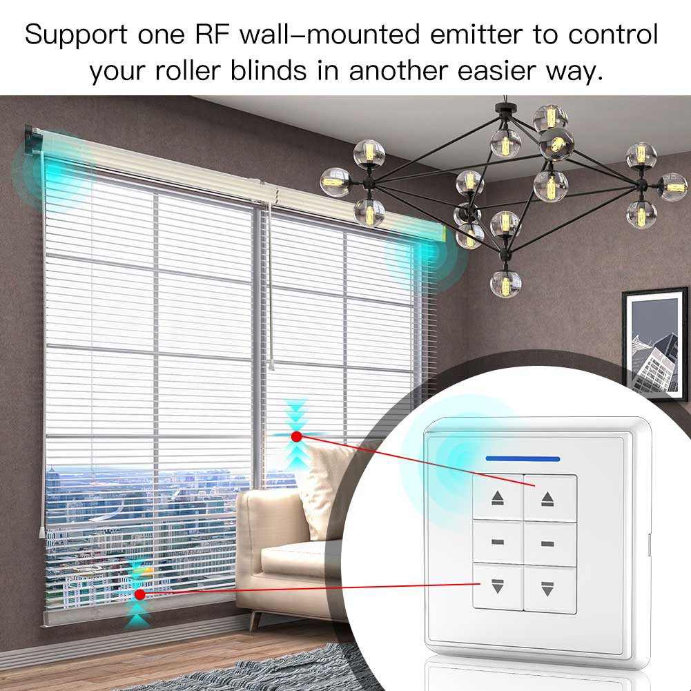 Автоматические 25 мм Smart ZigBee трубчатые рулонные жалюзи с двигателем постоянного тока на литиевой батарее, встроенный