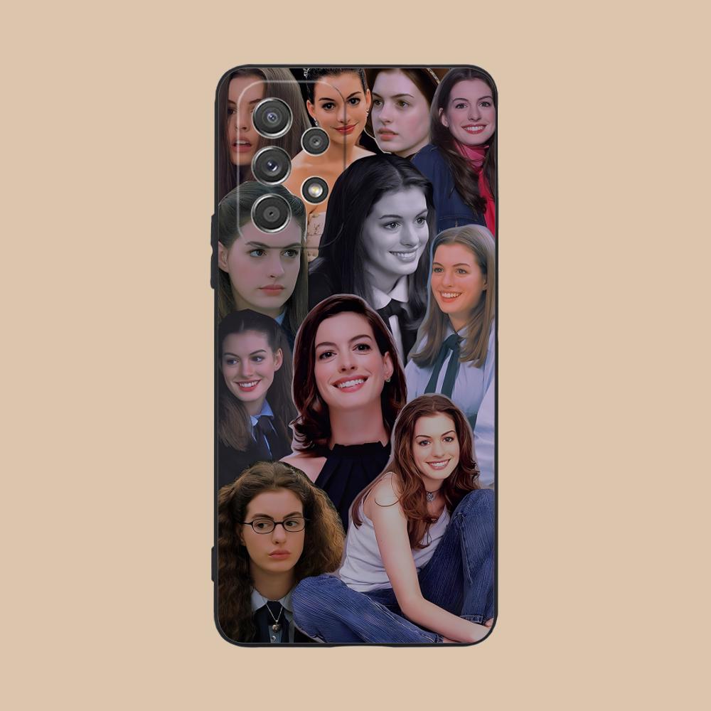 Чехол для мобильного телефона Anne Hathaway для Samsung Galaxy A56 55 54 53 52 51 36 35 34 23 16 15 5G Цветной чехол Красивый роскошный чехол