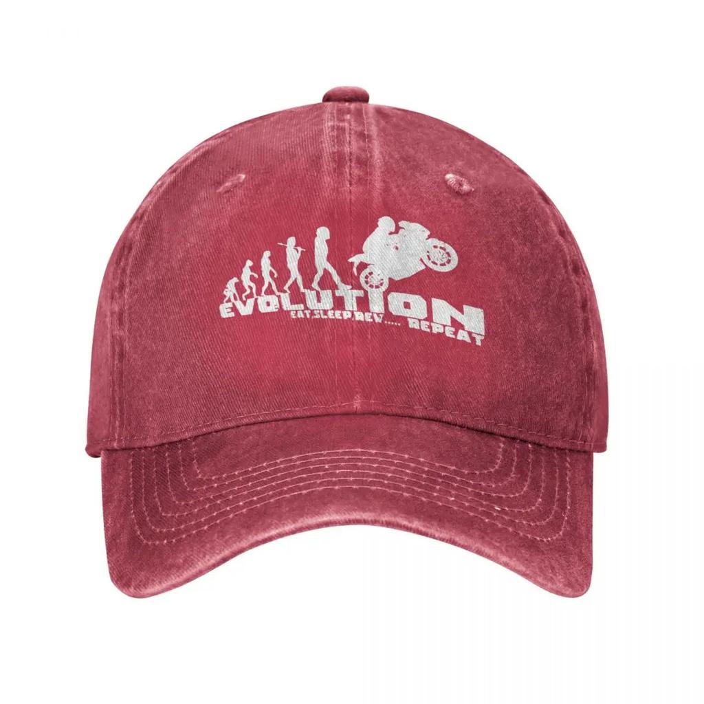 Винтажные джинсовые бейсболки для мотоциклистов, эволюция, женская шляпа, регулируемая кепка, горрас