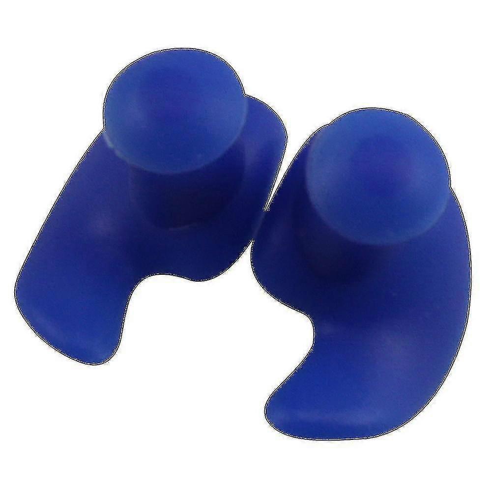 2 Pairs Swimming Diving Surf Earplugs Waterproof Soft Earplugs Silicone