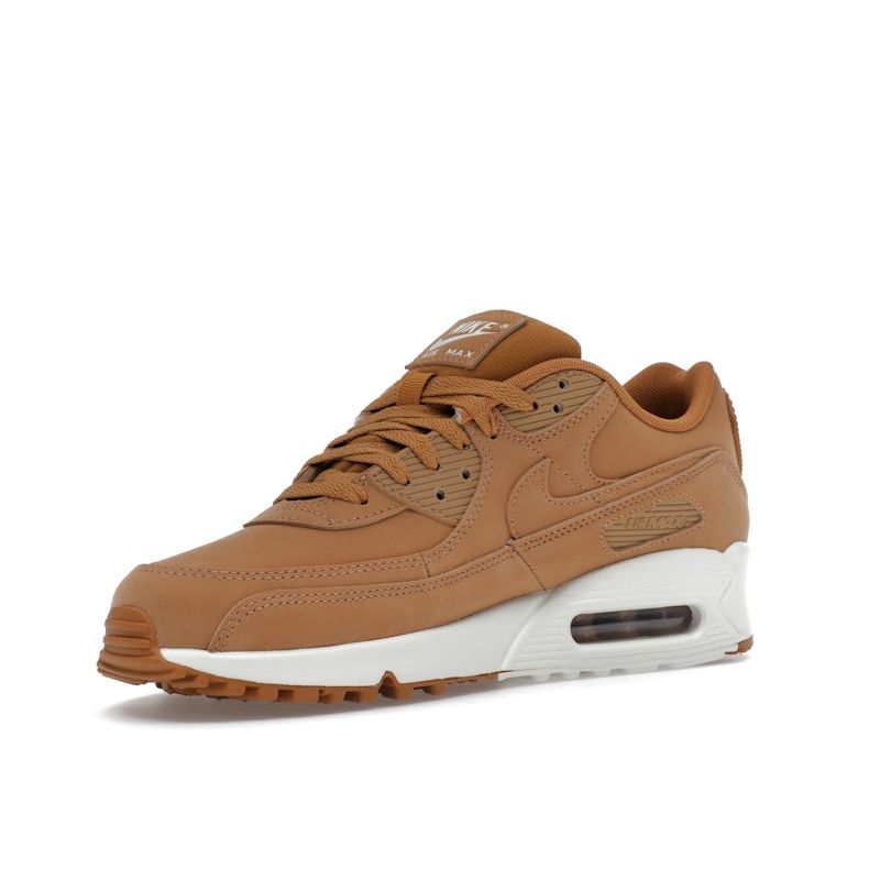 Nike Air Max 90 Premium Flax Men Sneakers Tan Sail HJ3153-200