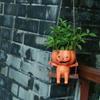 Succulents Halloween Flower Pot Creative Swing Pumpkin Plant Basket  Apartment Decor