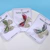 Blucome Shining Gradient Wings Butterfly Brooches for Women Top Quality Luxury Butterfly Office Party Brooch Pins