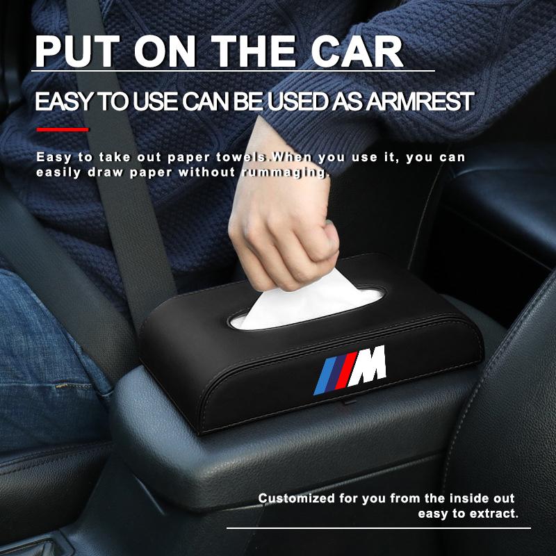 Держатель для салфеток в автомобиль, Бокс для хранения в подлокотнике, Автоаксессуары для BMW X5 X1 X3 X6 1 3 5 6 7 GT Z Series E84 E83 E70 F15 E71 F16