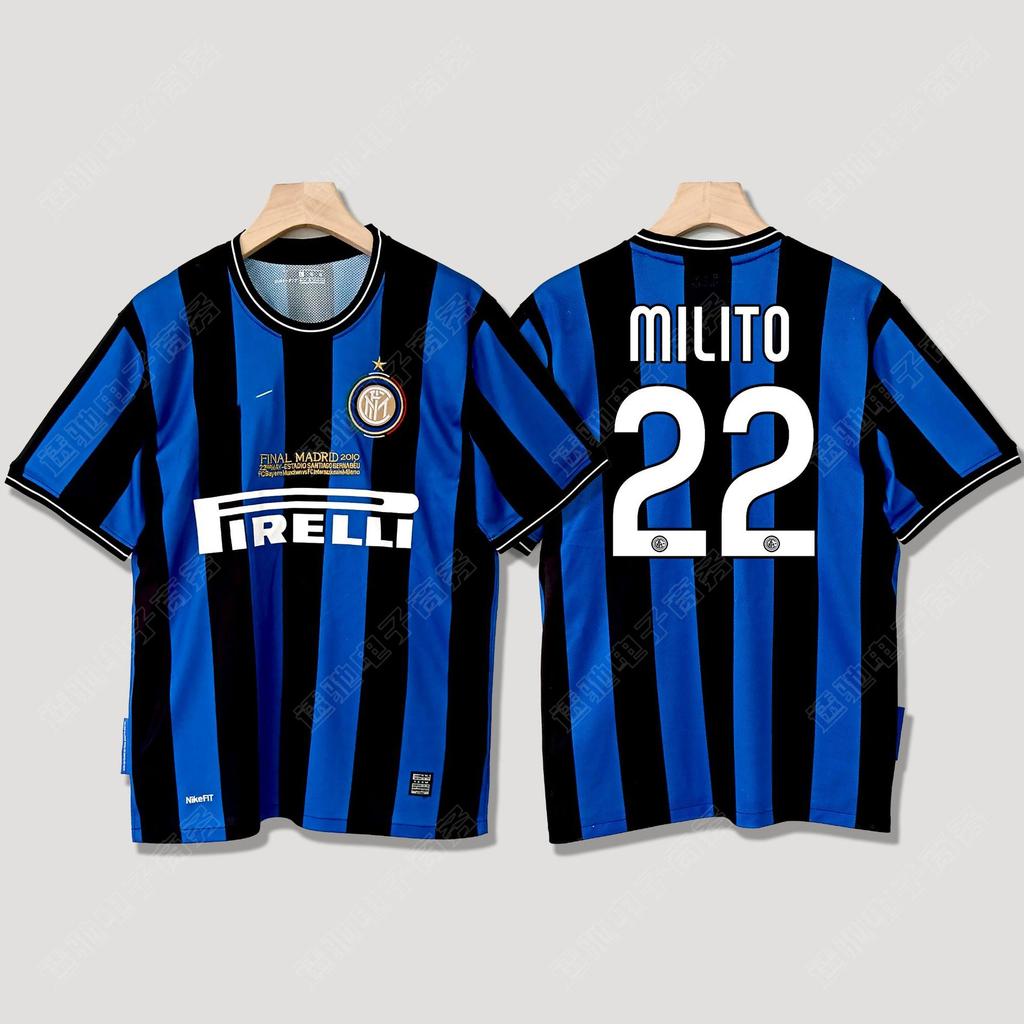 Serie A classic team retro football jersey AC Milan Kaka Inter home and away short-sleeved football jersey