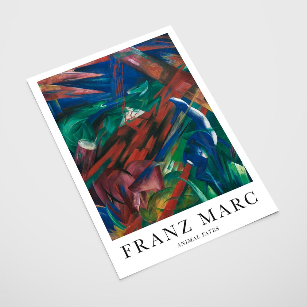 Plakat Franz Marc animal fates