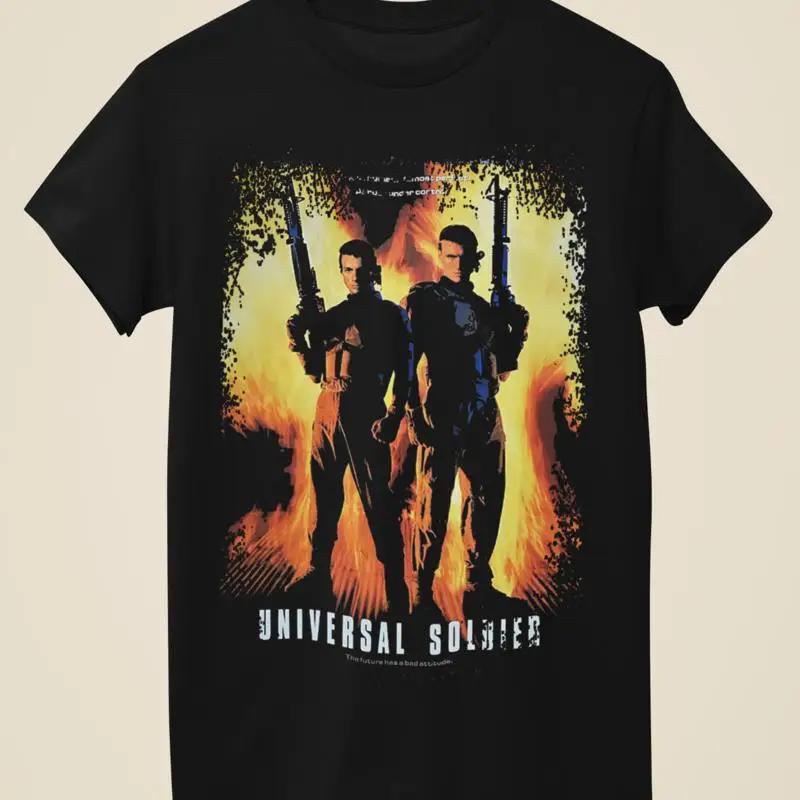 Universal Soldier Movie Poster Inspired Black T Shirt