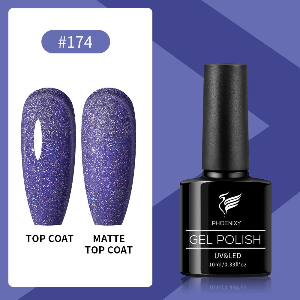 PHOENIXY 10 мл Гель-лак Полуперманентный Гель-лак Цвет Замачиваемый УФ LED Гель Материал для Нейл-арта