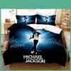 Michael Bedding Принт Джексон 3D Комплект Пододеяльник Постельное белье Покрывало Наволочка Одеяло Размер King Queen Для Мальчиков Взрослых Комплект Постельного Белья