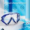 Детская маска для дайвинга, комплект с трубкой, очки для плавания, закаленное стекло, панорамный вид, защита от протечек, защита от запотевания, сухой верх для тренировок, для юношей и девушек