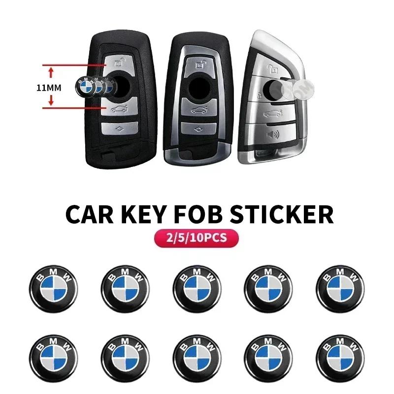 KWMBS1 Car Sticker 11/14mm Car Key Sticker Logo 3D Metal Emblem Car Accessories For BMW E39 E46 E90 E36 E60 E34 E30 F30 X1 X3 X5 X6 71