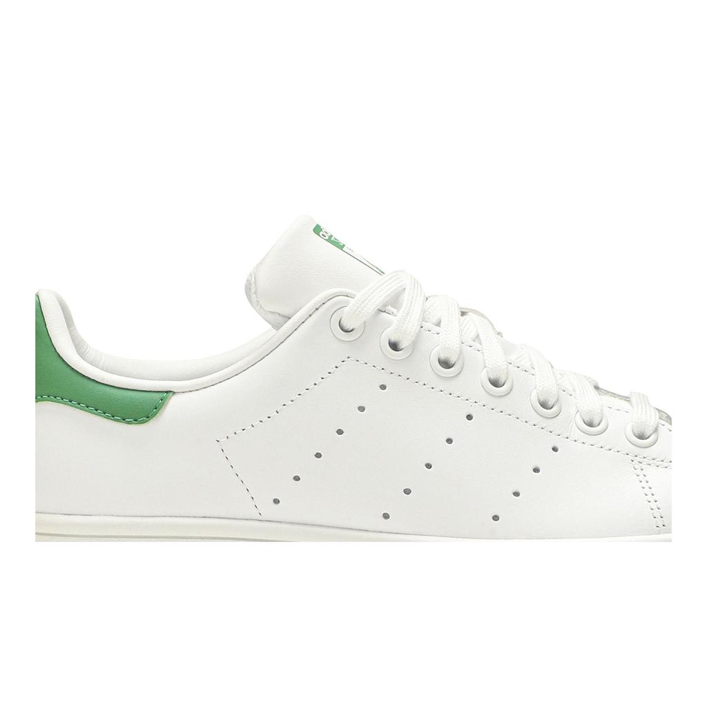 adidas Womens Stan Smith 'White Green' (women's sizes) Footwear White / Footwear White / Green Skate Shoes B24105