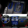 Dashboard Central Control Steering Wheel Co-pilot Handle Decoration Interior Kit Fit for Jeep Wrangler JK 2011-2017 Car Accessories